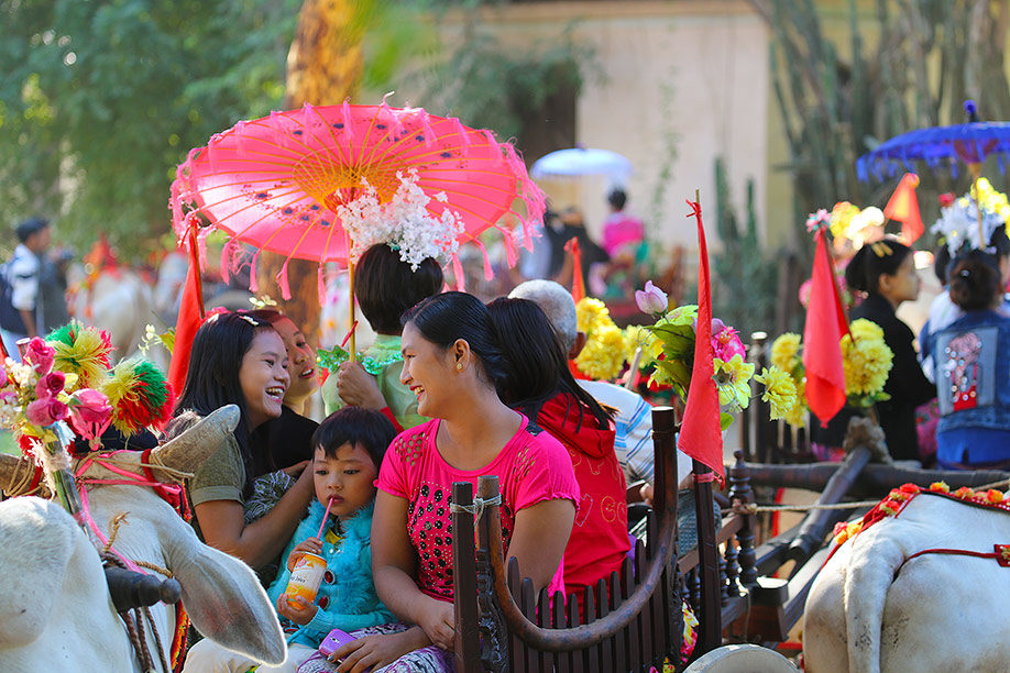 Novizenzeremonie in Bagan