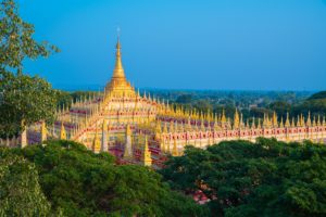 Thanbodday Pagode in Monywa, Myanmar